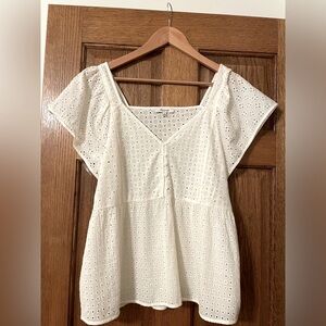 Madewell Eyelet Blouse